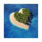 Stampa decorativa Island of love IV Dimensioni 20 x 20 cm