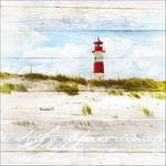 Afbeelding Vuurtoren Rood - 50 x 50 x 4 cm