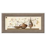 Impression d'art Perfect harmony I Beige - Multicolore - Bois manufacturé - 94 x 44 x 1.7 cm