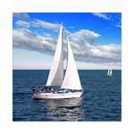 Impression sur toile, Sailing Trip II Taille : 50 x 50 cm