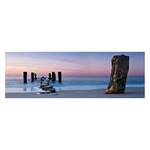 Kunstdruck Sea Mood Blau - 120 x 40 x 4 cm