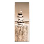 Impression d'art Stop Beige - Verre - 30 x 80 x 1.5 cm