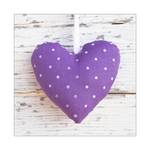 Impression sur toile, violet love Taille : 30 x 30 cm