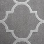 Laagpolig tapijt Bandras wol/katoen - grijs - 120x180cm