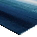 Kurzflorteppich Batik Mischgewebe - Blau - 80 x 150 cm
