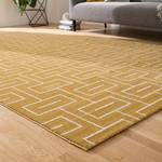 Tapis à poils courts Bremen Fibres synthétiques - Jaune