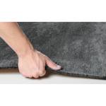 Tapis à poils courts Kapstadt Cloud Tissu mélangé - Anthracite - 190 x 290 cm