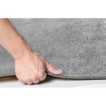 Tapis à poils courts Kapstadt Cloud Tissu mélangé - Gris argenté - 155 x 230 cm