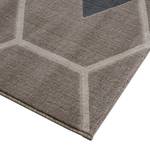 Tapis à poils courts Nürnberg Fibres synthétiques - Beige clair / Gris clair