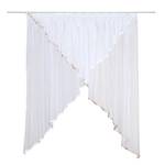 Tenda triangolare LINEA Bianco / Beige - 450 x 145 cm