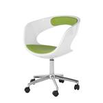 Chaise de bureau pivotante La Paz Vert / Blanc