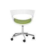 Chaise de bureau pivotante La Paz Vert / Blanc