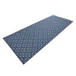 Tapis de couloir Flake Fibres synthétiques - Bleu marine / Aqua