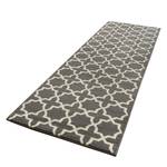 Tapis de couloir Glam Fibres synthétiques - Gris - 80 x 300 cm