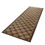 Tapis de couloir Grand Fibres synthétiques - Marron - 80 x 250 cm