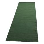 Tapis de couloir Kelim Uni Vert - 80 x 200 cm