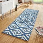 Tapis de couloir Nordic Fibres synthétiques - Bleu - 80 x 250 cm