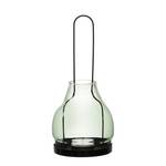 Lampion Giardino I Glas / Metall - Grün