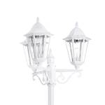 Lanterne Navedo III Verre / Aluminium - 3 ampoules - Blanc - Blanc