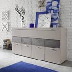 Buffet Line LC Beige / Imitation chêne wengé