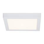 Illuminazione LED sovrastruttura Jarno 1 luce - Bianco - Metallo