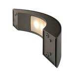 LED-Außen-Wandleuchte Curve 3-flammig Grau Aluminium