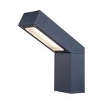 LED-Außen-Wandleuchte Edge 3-flammig Silber Aluminium