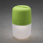 Solarleuchte Assisi Petite I Acrylglas / Kunststoff - 1-flammig - Weiß / Kiwigrün