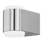 LED-buitenlamp Briones kunststof/aluminium - 2 lichtbronnen - Aluminiumkleurig