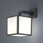 Lampada LED per esterni Cubango 1 luce Alluminio/Materiale sintetico Color argento - Effetto wengé africano