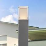 Luminaire d'extérieur LED Dalia III Verre / Aluminium - 1 ampoule - Hauteur : 110 cm