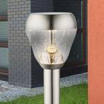 Luminaire d'extérieur LED Monti III Verre / Acier inoxydable - 1 ampoule