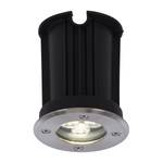 LED-Außeneinbauleuchte Derby Rotary Kunststoff / Edelstahl - 1-flammig - Durchmesser Lampenschirm: 10 cm
