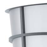 LED-buitenwandlamp Breganzo III kunststof/staal - 2 lichtbronnen - Staal