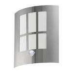 LED-Außenwandleuchte City Window Kunststoff / Edelstahl - 1-flammig