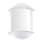 Applique extérieure LED Isoba Matériau synthétique / Aluminium - 1 ampoule - Blanc - Blanc
