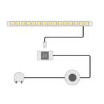 LED-Beleuchtung Floyd (1er-Set) Warm