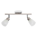 Illuminazione da soffitto LED Bethany 2 luci Color argento Metallo cromato