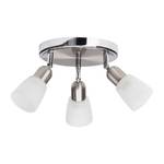 Plafonnier LED Bethany 3 ampoules Métal argenté, chromé