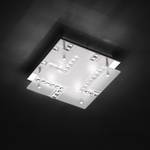 LED-Deckenleuchte Bois Metall / Glas