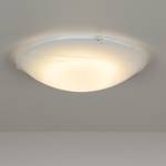 Lampada da soffitto LED Duna Vetro/Acciaio Bianco 1 luce
