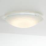 Lampada da soffitto LED Duna Vetro/Acciaio Bianco 1 luce