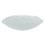 Plafonnier LED Duna Verre / Acier Blanc 1 ampoule