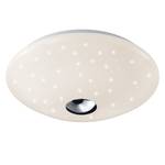 LED-plafondlamp Elcot kunststof/staal - 1 lichtbron - Diameter lampenkap: 39 cm