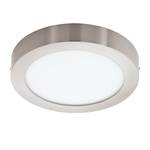 LED-plafondlamp Fueva III kunststof / metaal - 1 lichtbron - Zilver