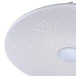 Plafonnier LED Jonas Creston Blanc / Acier - 1 ampoule - Diamètre : 79 cm