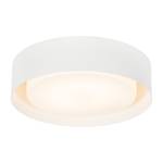 LED-plafondlamp Loop by Micron glas/aluminium - wit