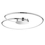 LED-plafondlamp Louisa plexiglas/staal - 1 lichtbron - Diameter: 70 cm