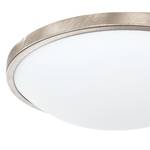 LED-Deckenleuchte Low Glas/Stahl - Weiß - 1-flammig