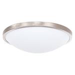 LED-plafondlamp Low glas/staal wit 1 lichtbron